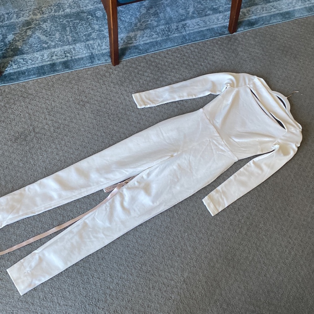 House of CB White Cutout Jumpsuit - Picture 11 of 11